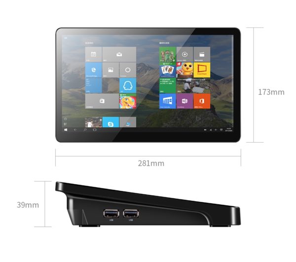 All-In-One Chipol X15 11,6" i3 8/256GB SSD Win10 RS232 - obrazek 3