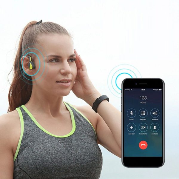 Słuchawki bezprzewodowe kostne F1 Bluetooth IP55 - Obrázok 4