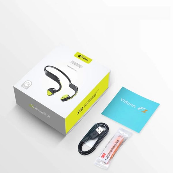 Słuchawki bezprzewodowe kostne F1 Bluetooth IP55 - Obrázok 6