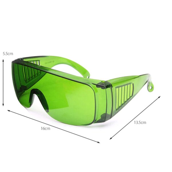 Okulary laserowe zielone, od głowic laserów, laser - Obrázok 6