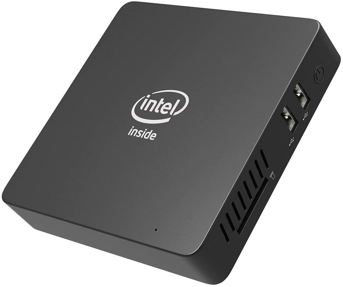 BT4.2 2W SDP Dual Band WiFi HD Intel Quad Core CPU up to 1.92GHz 32GB eMMC HDMI&VGA and 3 USB Ports 1000M LAN Z83-W Mini PC Fanless Silent Desktop DDR3 2GB RAM 