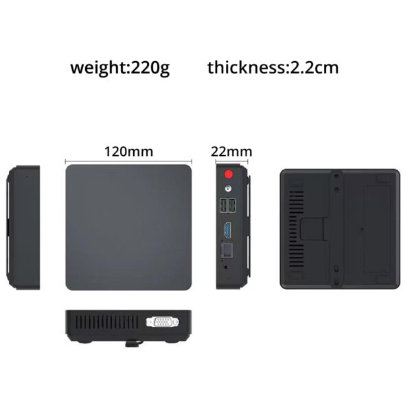 Mini PC B20G/A N3350 6/64GB Windows 10 pasywny – Bild 10