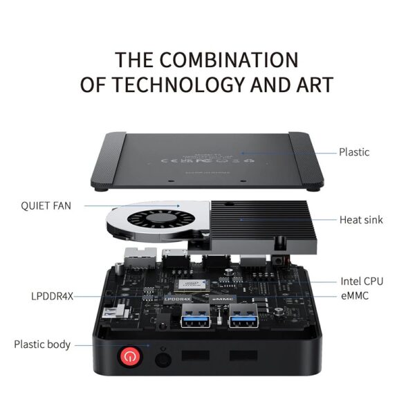 Mini PC Beelink T5 4/64GB N4020 Windows 11 - Image 5