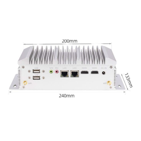 Komputer przemysłowy ZK20H i5-10310U 2xLAN 2xRS232 6xUSB 2xHDMI – Image 4
