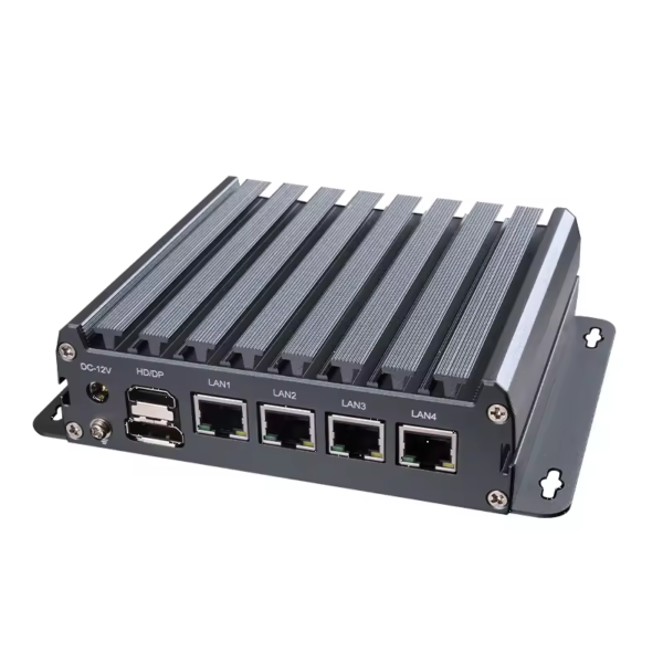 Mini PC Industrial ZK40 N100 DDR5 4LAN+CON 4USB HDMI DP USB-C WiFi
