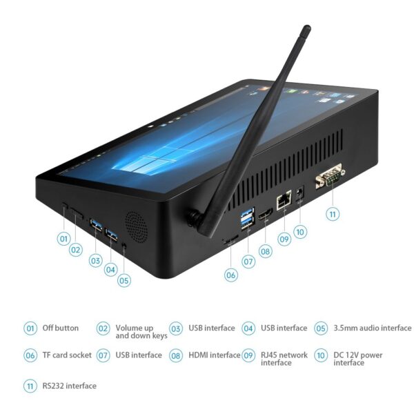 Mini PC Chipol X10n 12/256GB N100 Windows 10 + RS232 - Image 2