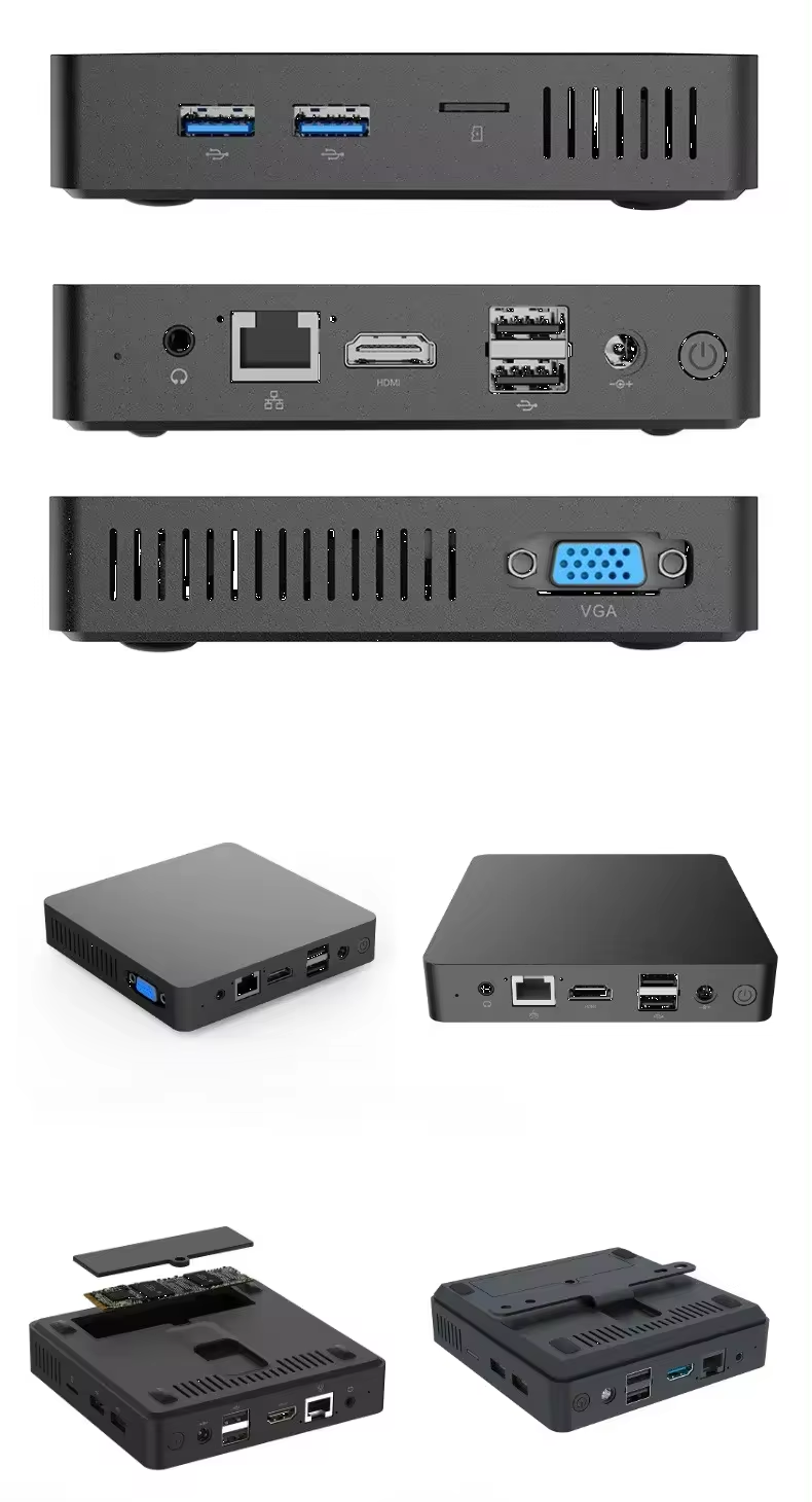 Mini PC MLLSE B20E 6500Y 8/128GB SSD Windows 11 - obrazek 5