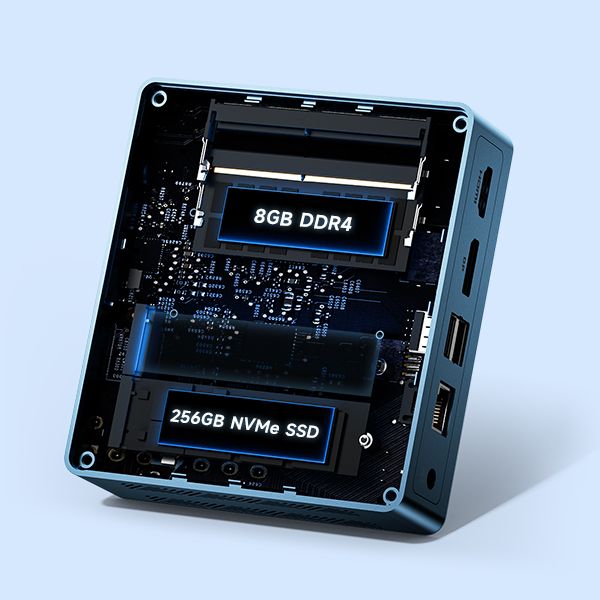 Mini PC BMAX B2 Power 5205U 8/256GB Win11 - obrazek 6