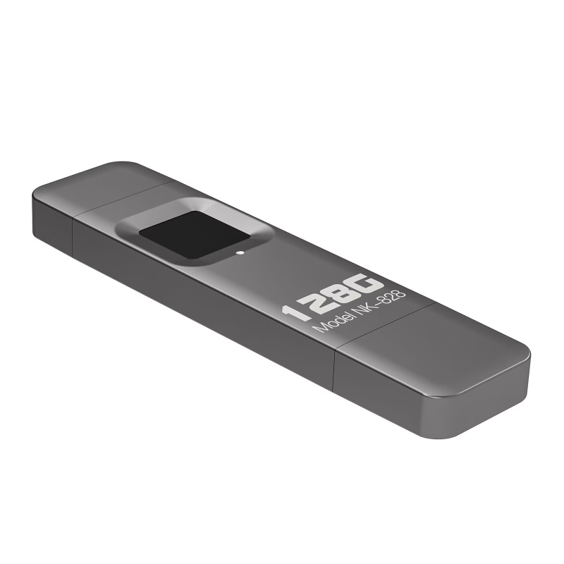 Pendrive szyfrowany fingerprint NK 64GB AES256 - obrazek 2