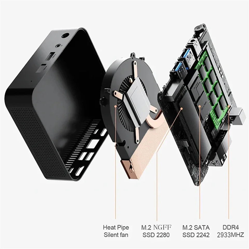 Mini PC Chipol i36N6 i3-6100 8/128GB SSD Windows 11 - obrazek 7