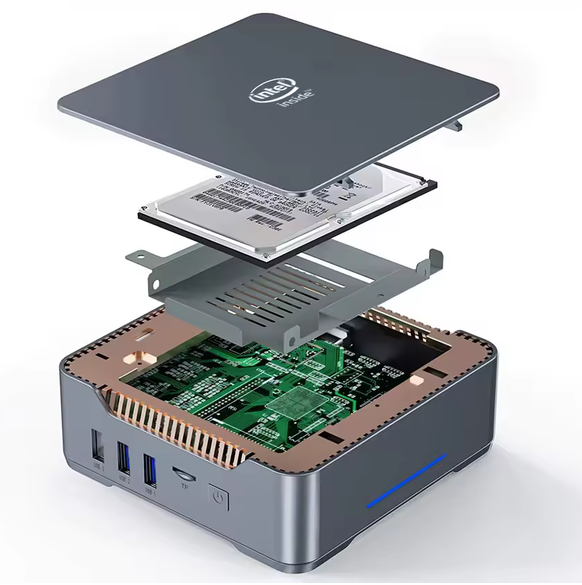 Mini PC AK3V J3455 8/256B SSD 2xHDMI+VGA 4xUSB LAN - obrazek 7