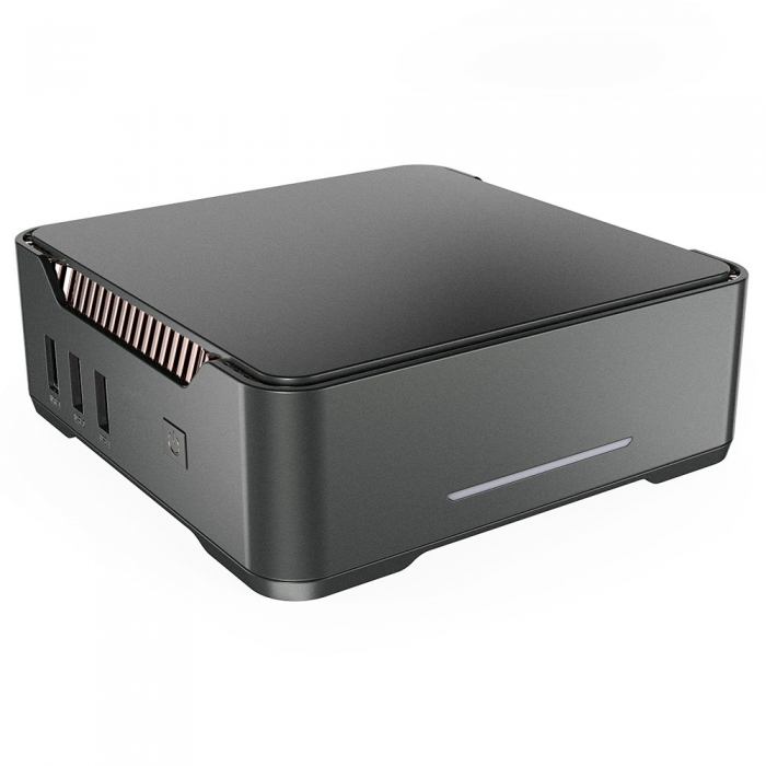 Mini PC AK3V J3455 8/256B SSD 2xHDMI+VGA 4xUSB LAN